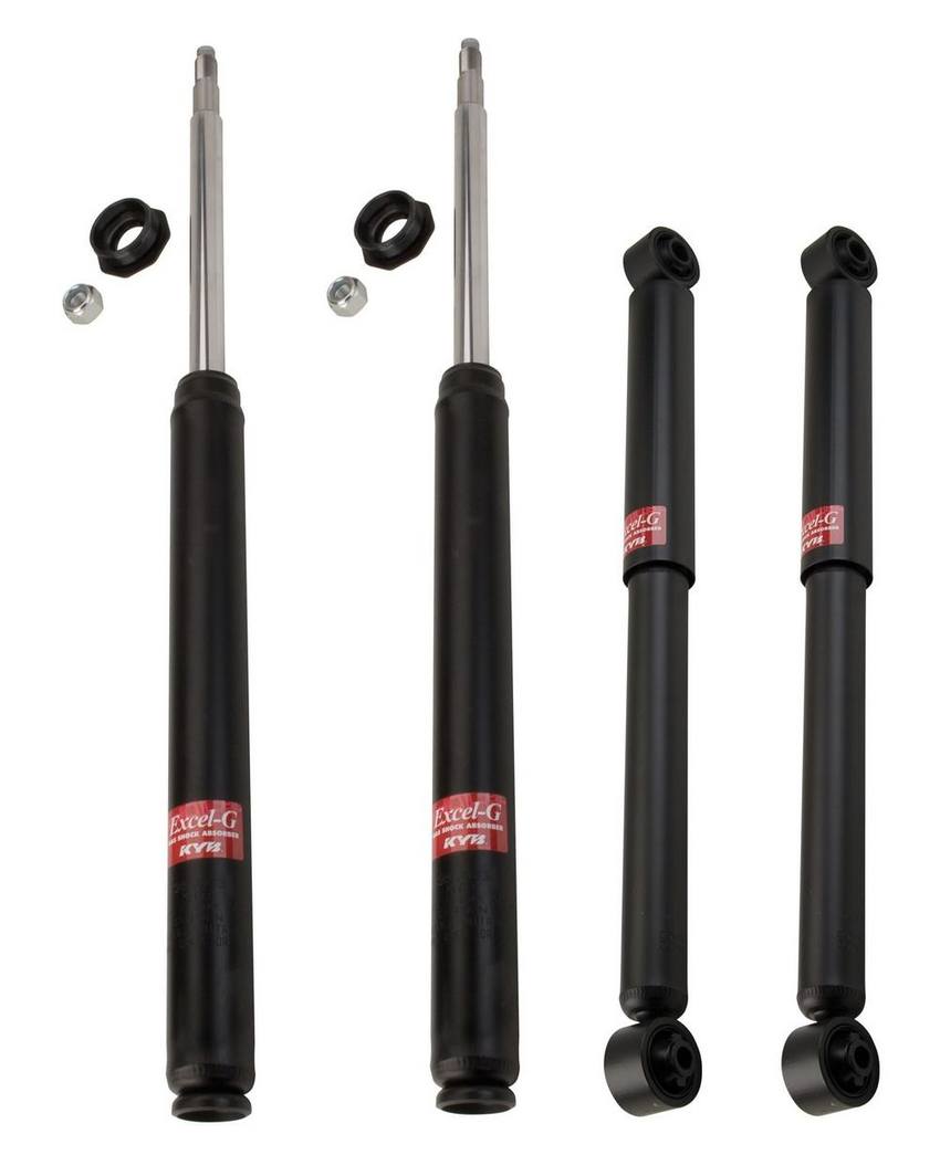 Volvo Suspension Strut and Shock Absorber Assembly Kit - Front and Rear (Excel-G) 3529819 - KYB 2871527KIT